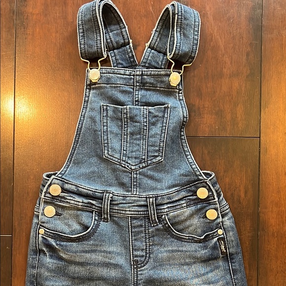 Silver jeans Girls Blue Denim Overalls - Picture 2 of 6